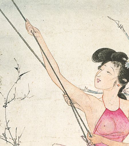 道县-胡也佛的仕女画和最知名的金瓶梅秘戏图
